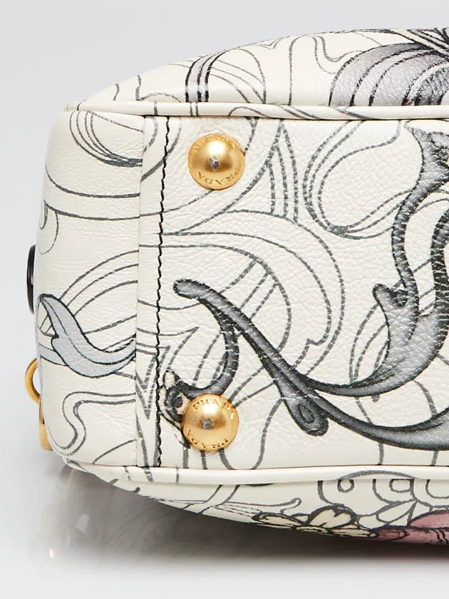 PRADA LIMITED EDITION RABBIT PRINT BAULETTO BAG