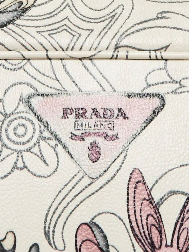 PRADA LIMITED EDITION RABBIT PRINT BAULETTO BAG