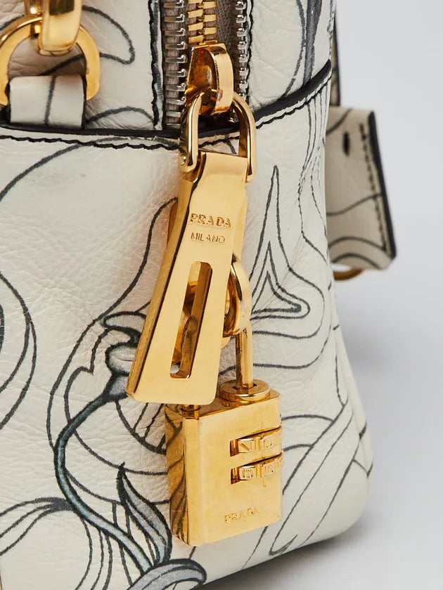 PRADA LIMITED EDITION RABBIT PRINT BAULETTO BAG