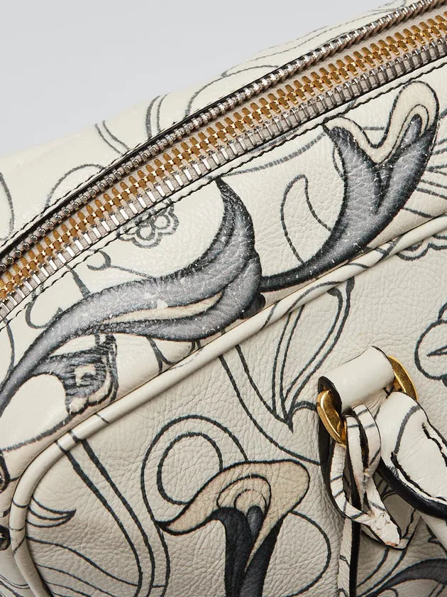 PRADA LIMITED EDITION RABBIT PRINT BAULETTO BAG