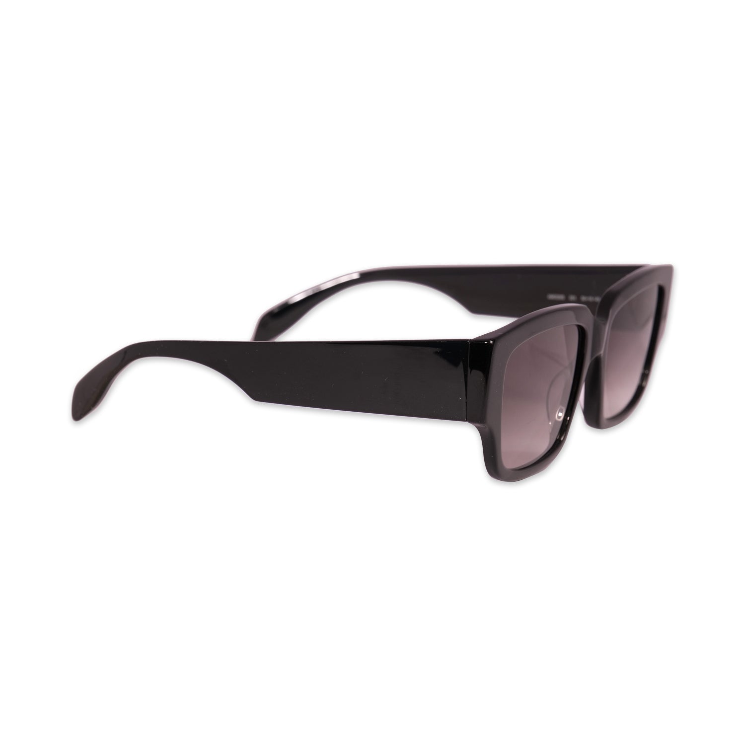 ALEXANDER MCQUEEN SUNGLASSES IN BLACK-GREY