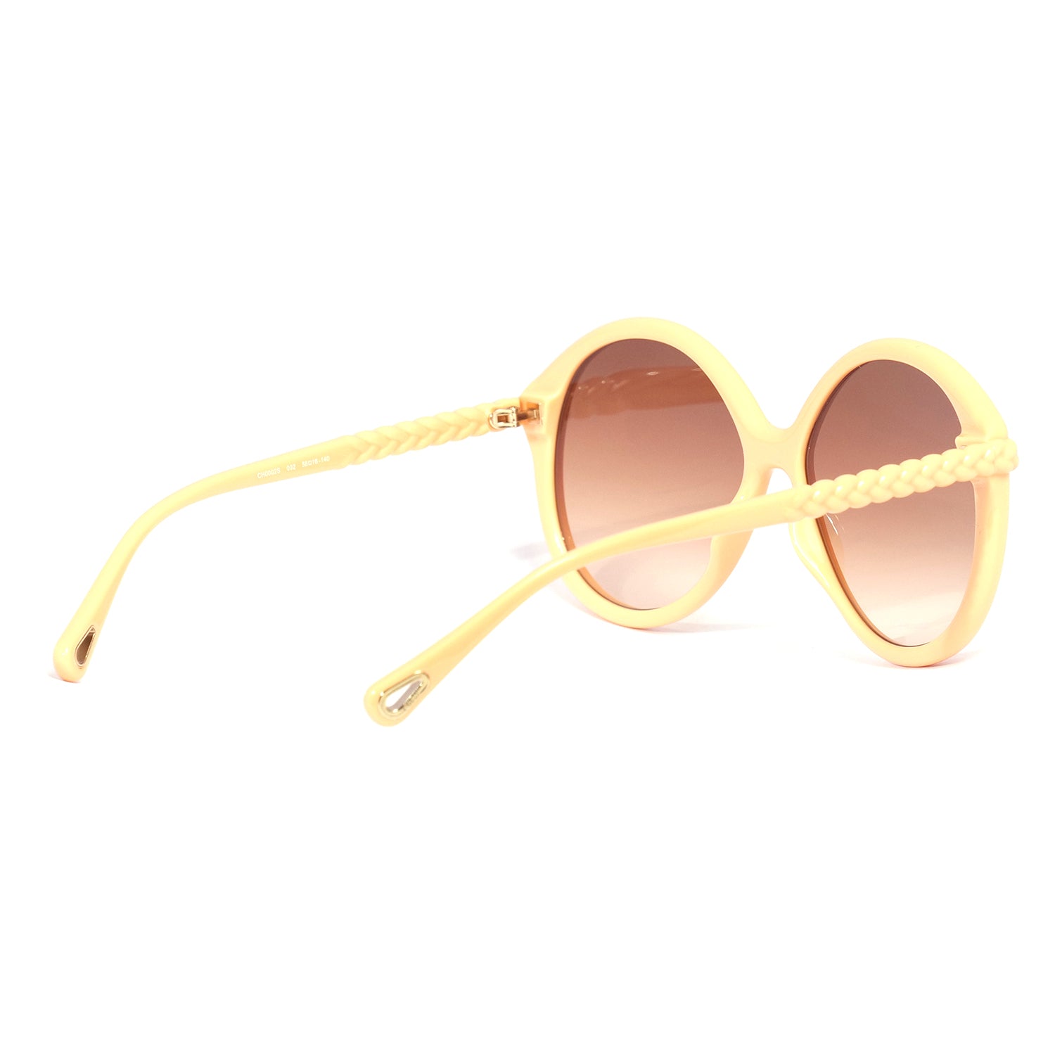 CHLOE SUNGLASSES IN IVORY-BROWN