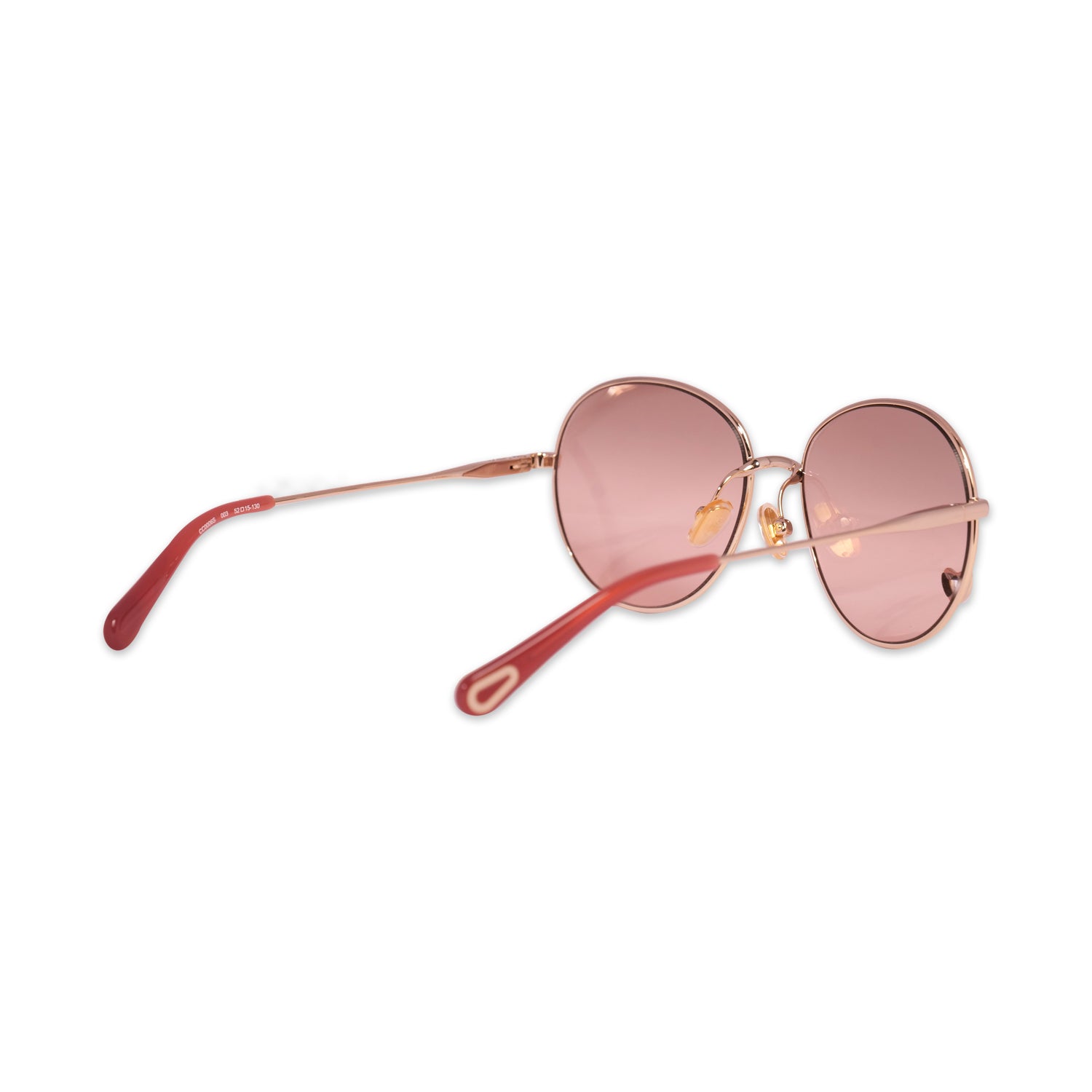 CHLOE SUNGLASSES IN GOLD-PINK