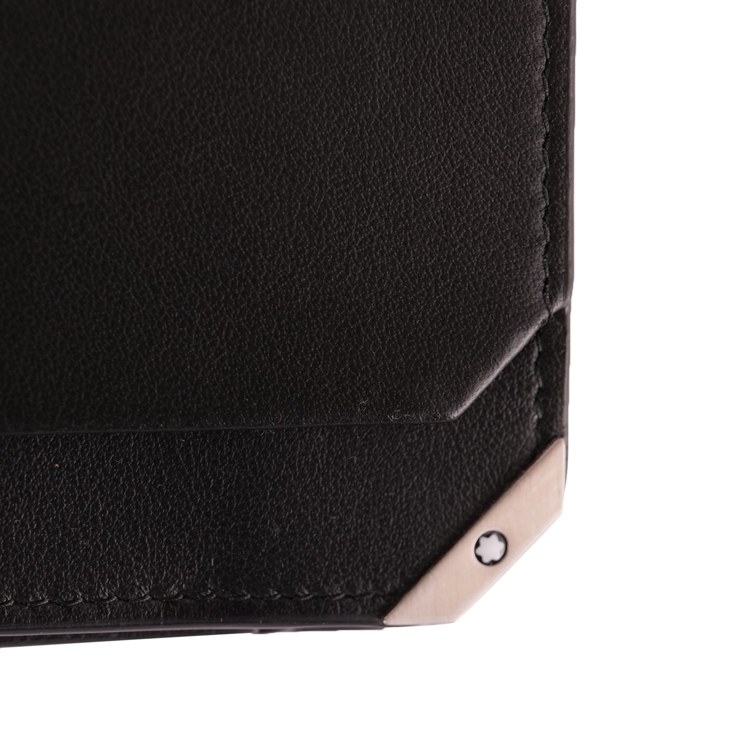 MONT BLANC VERTICAL WALLET IN BLACK