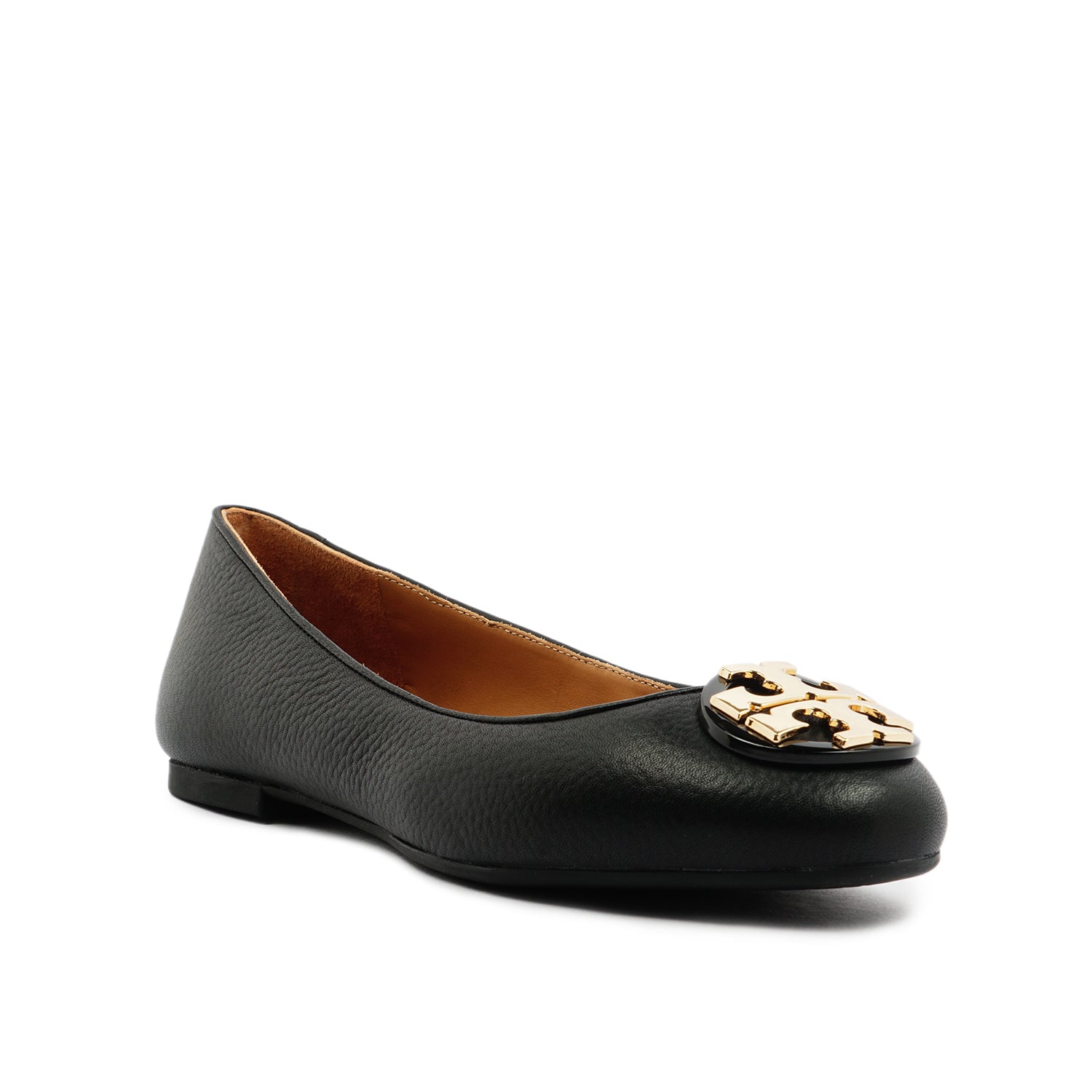 TORY BURCH CLAIRE BALLET FLAT IN BLACK