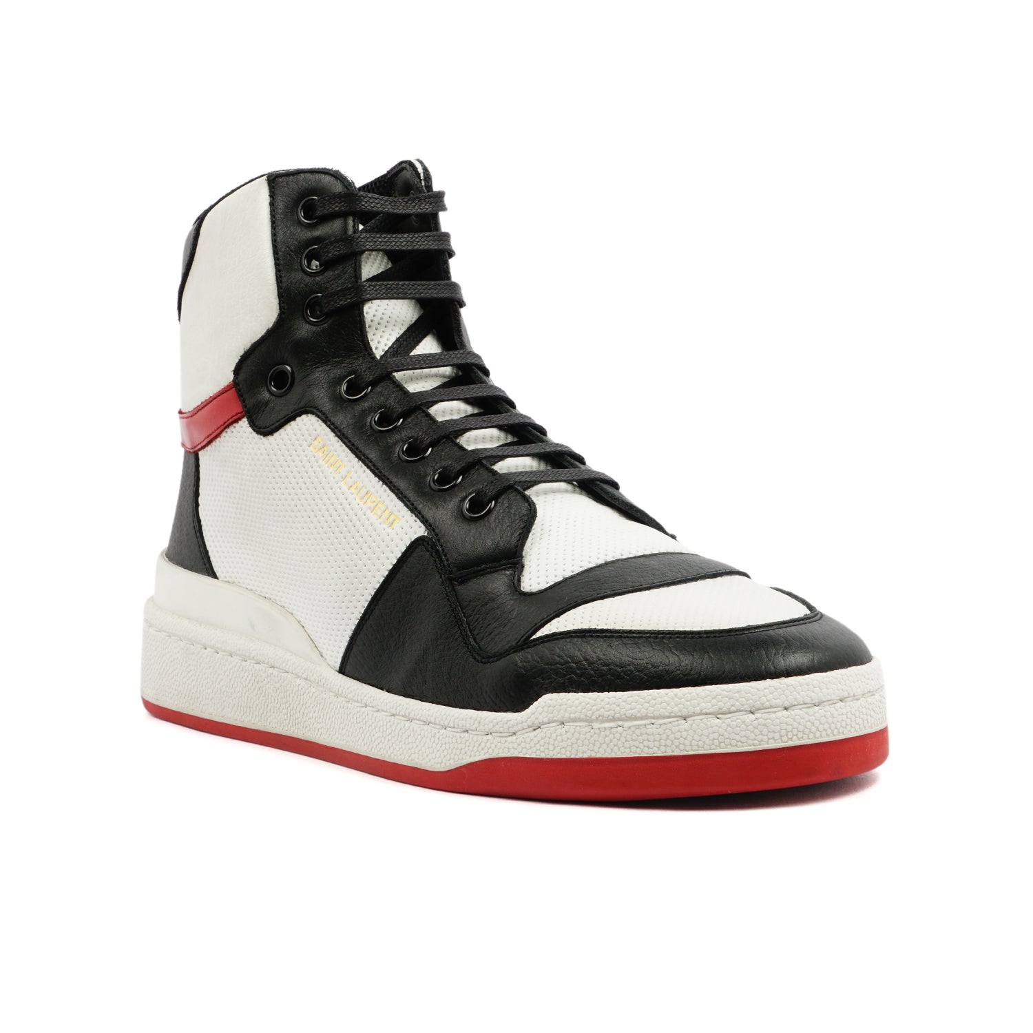 Buy Saint Laurent Men's Tan Brown Suede High Top Sneakers Shoes, Brown, US  6 / EU 39 at Amazon.in