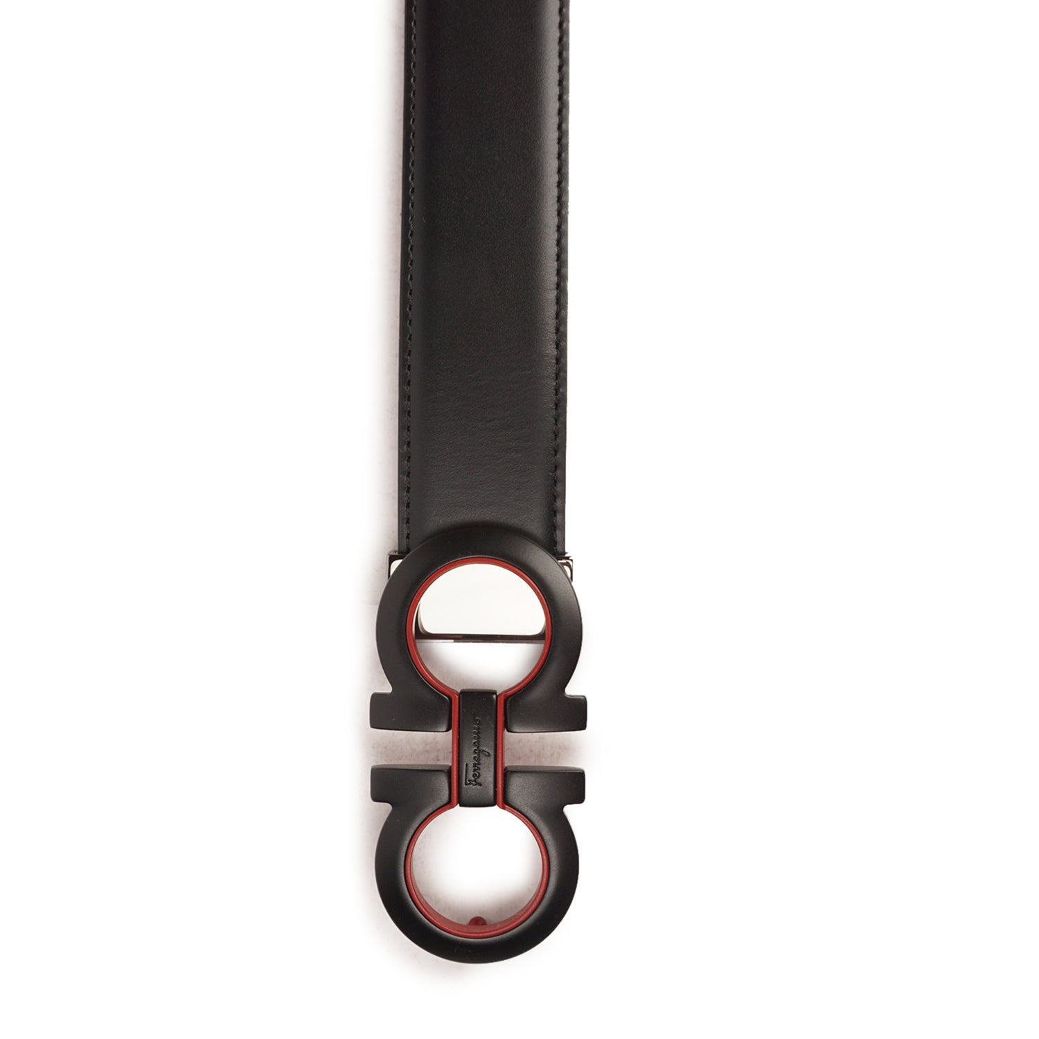 Salvatore ferragamo reversible and adjustable gancini belt