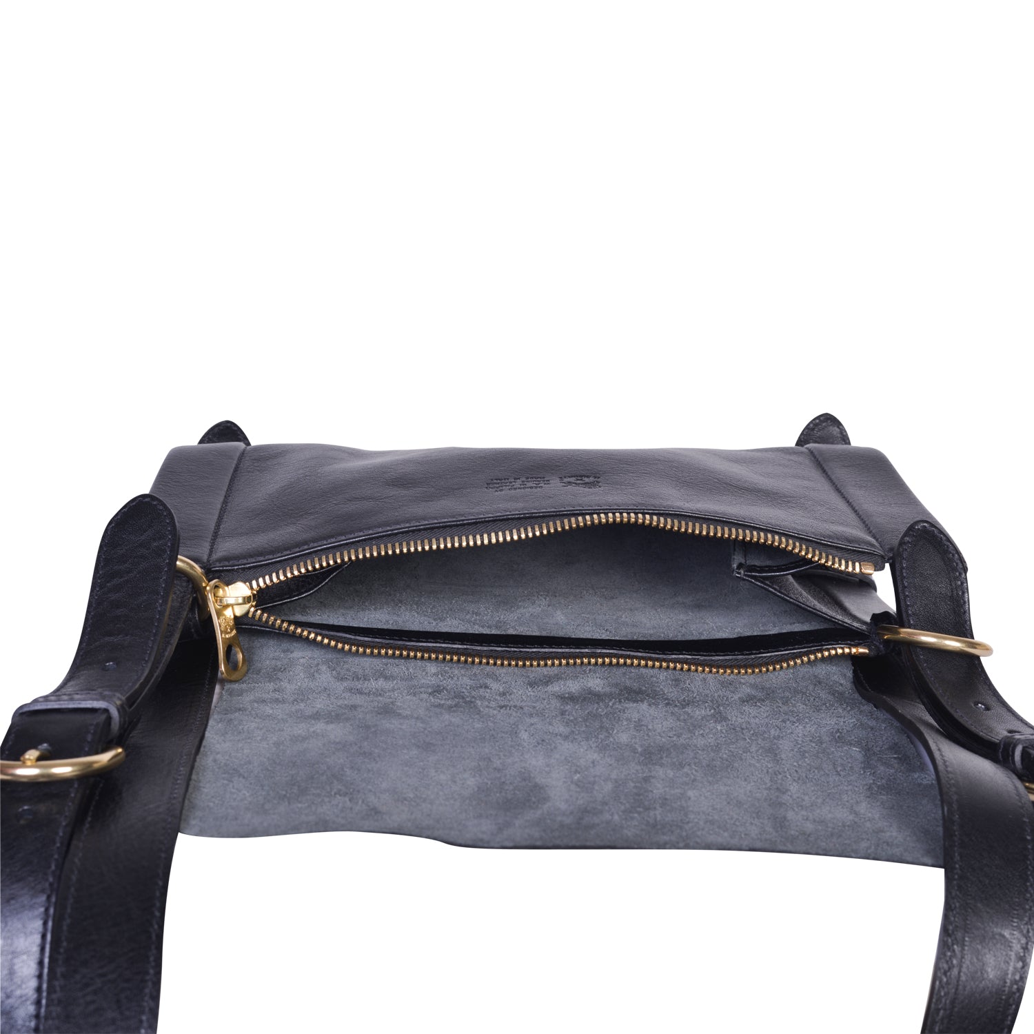 IL BISONTE ESCAPE WOMEN'S  BACKPACK  IN BLACK COWHIDE LEATHER