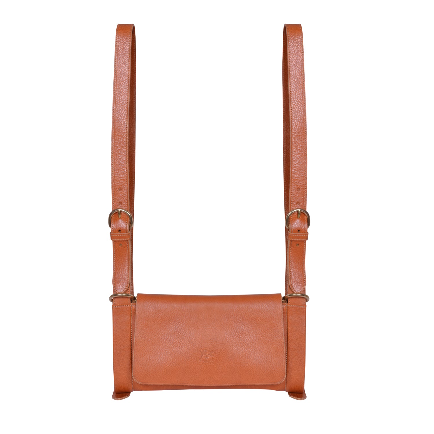 IL BISONTE ESCAPE WOMEN'S  BACKPACK  IN CARAMEL COWHIDE LEATHER