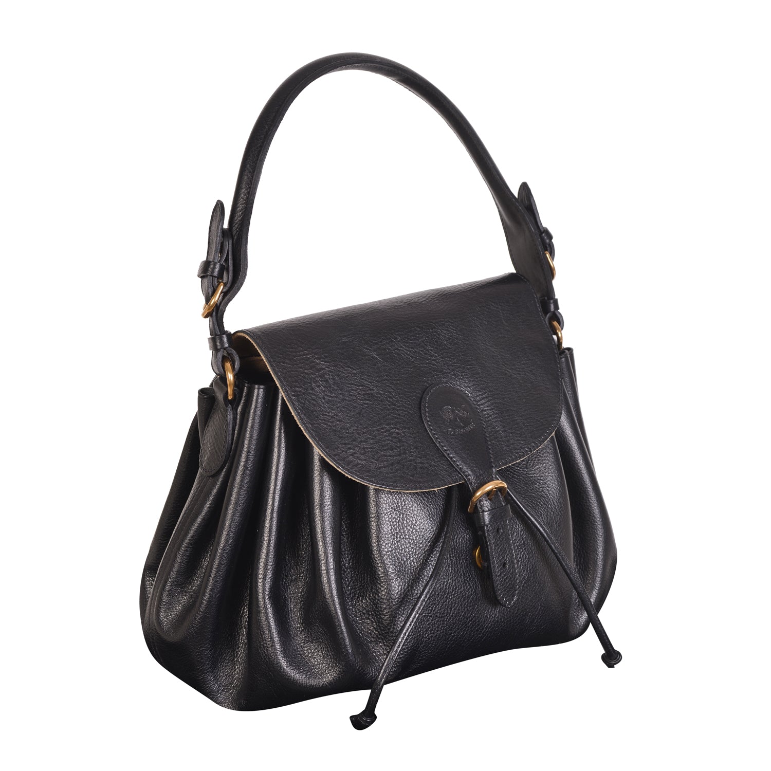 Studio  Women's crossbody bag in leather color black – Il Bisonte