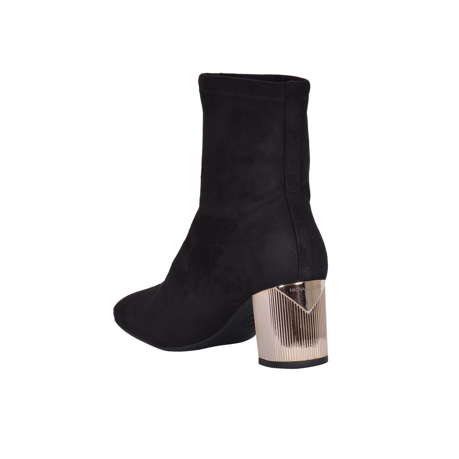 MICHAEL KORS Black Leather Ankle Boots