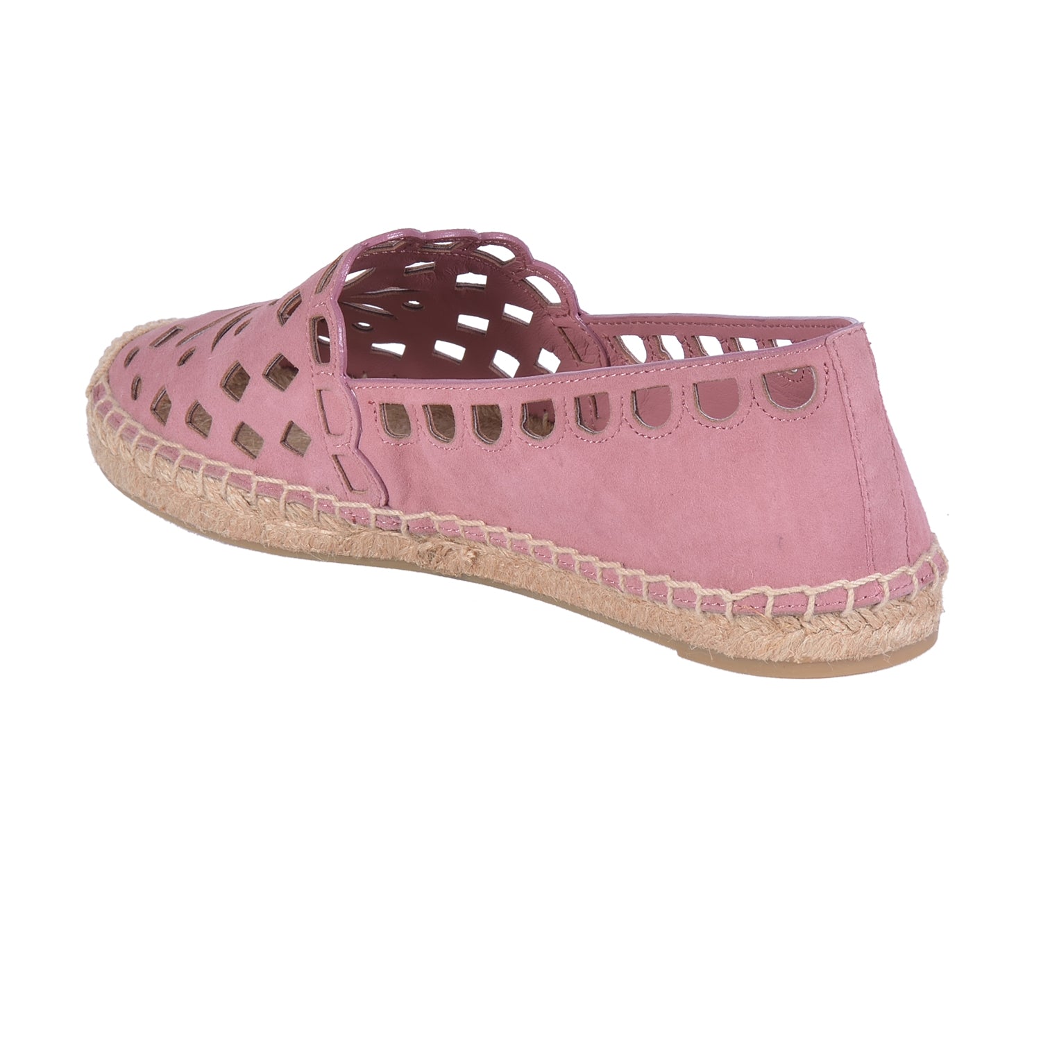 TORY BURCH MAY PERFORATED ESPADRILLE FLAT