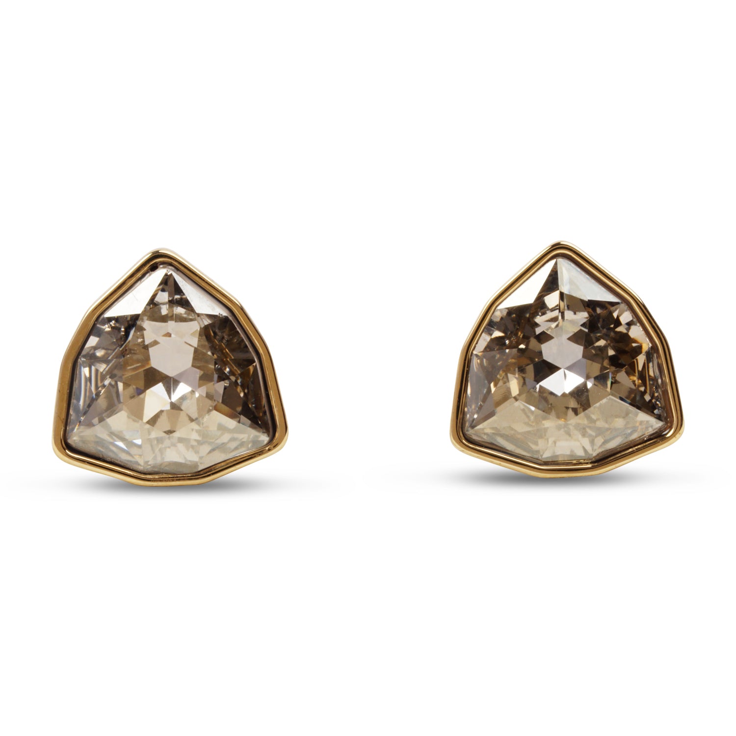 Champagne Gold Swarovski Earrings made with Swarovski Crystal  925  Sterling Silver Drop Earrings  styleinshop