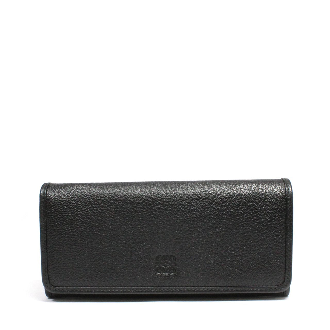 Loewe Continental Snap Open Wallet In Cross-Grain Leather