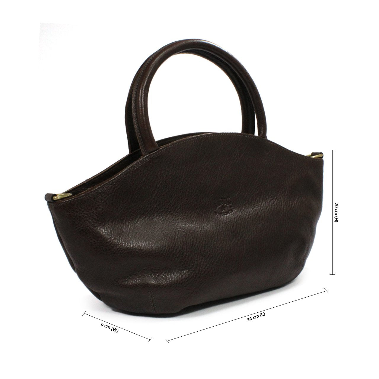 Il Bisonte Two-Way Leather Satchel