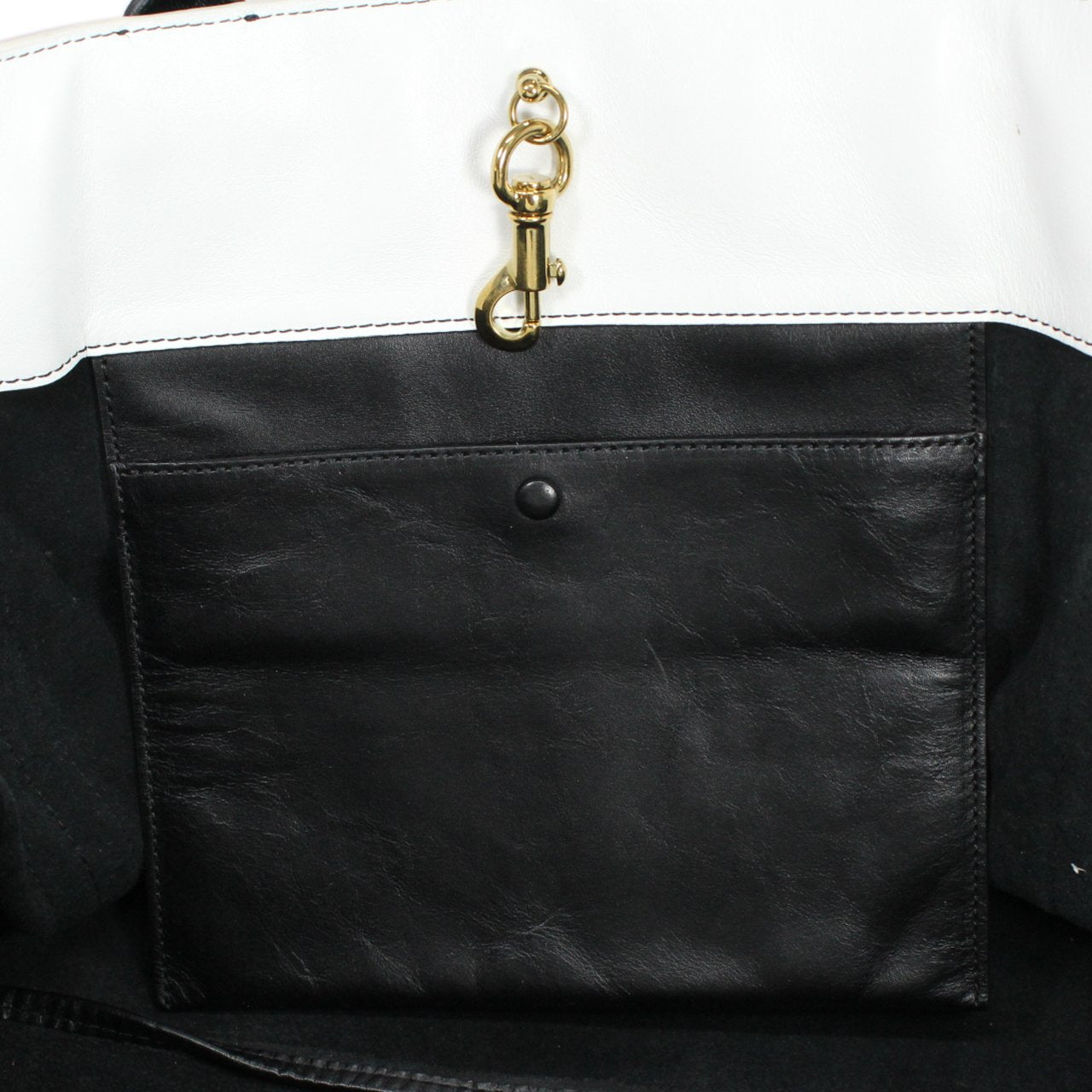Chloe Alison Shopper Black Leather East/West Tote Bag