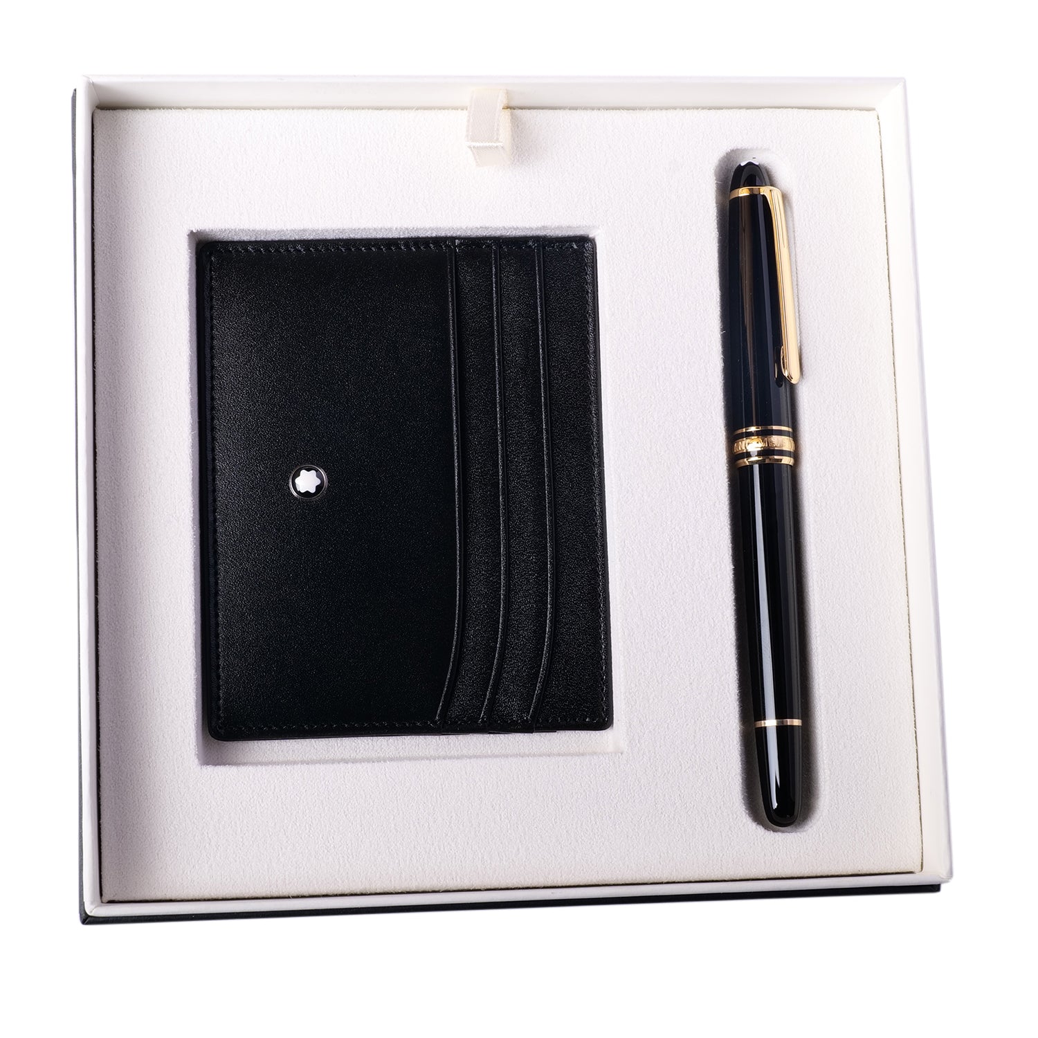 Mont Blanc Meisterstück Gold line Classique Rollerball and pocket holder 6cc